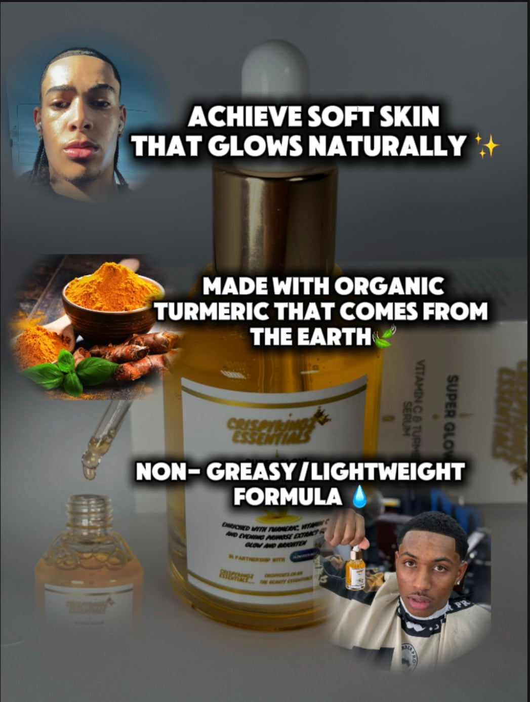 Crispykingz Essentials Super Glow Vitamin C And Turmeric Face Oil
